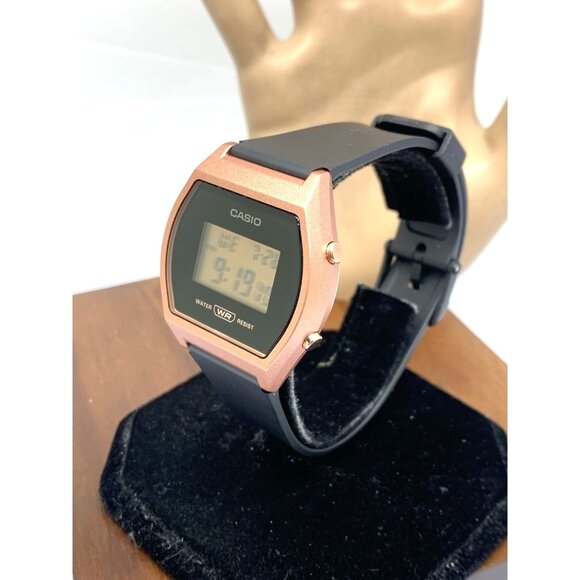 Casio Women\'s Watch LW204 Quartz Digital Rose Gold Black Resin 3294 35mm main image 13